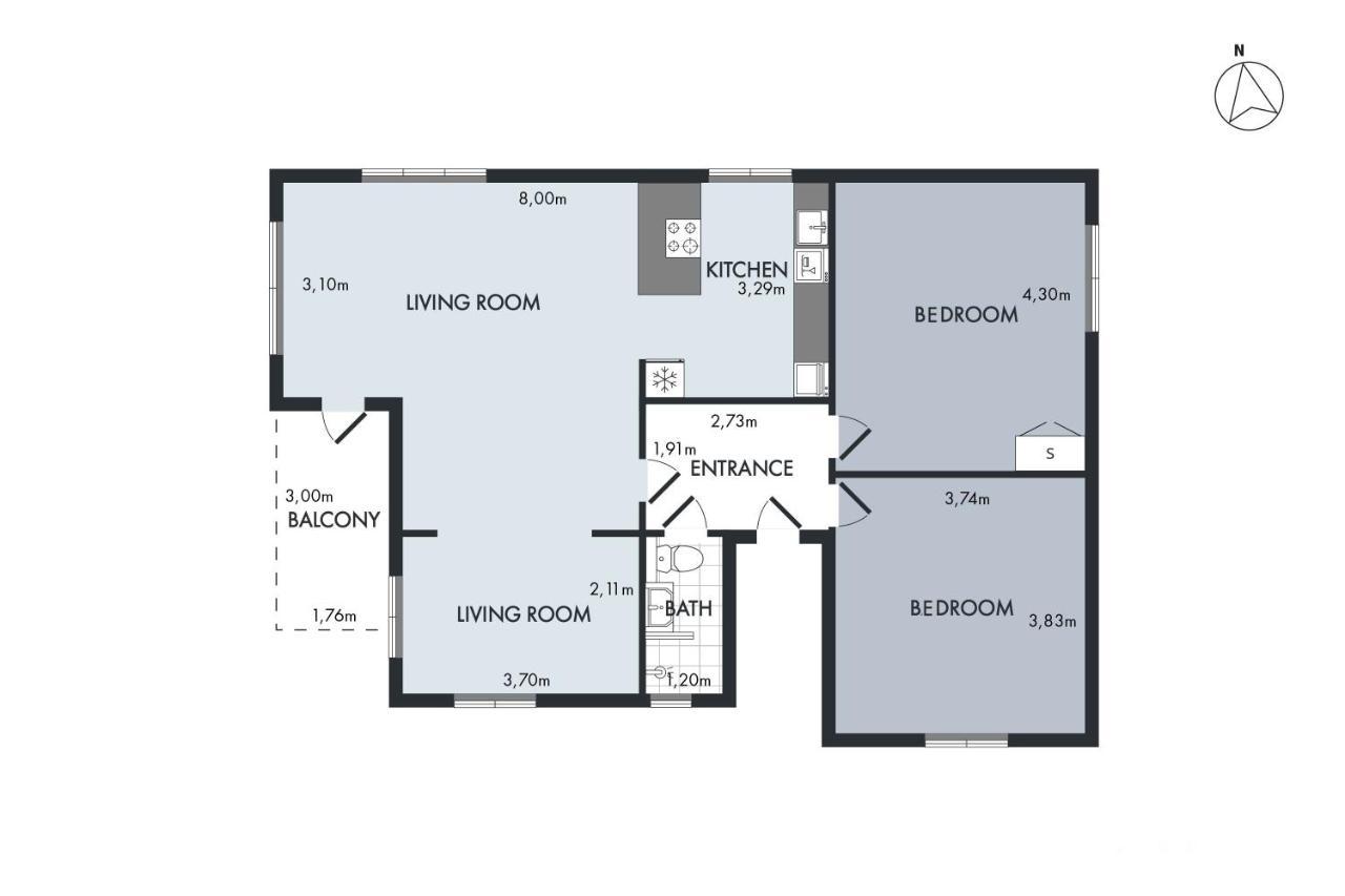 Sanders Charm - Endearing Two-bedroom With Shared Garden Apartment Copenhagen